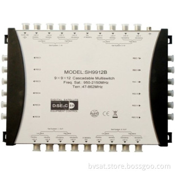 9in 9out 12 Subscribers Cascade Multiswitch 